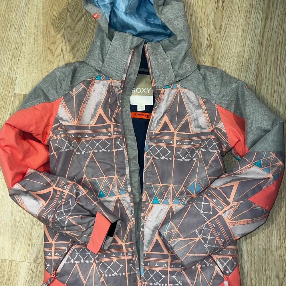 Roxy Geometric Pattern Jacket - Picture 1 of 7